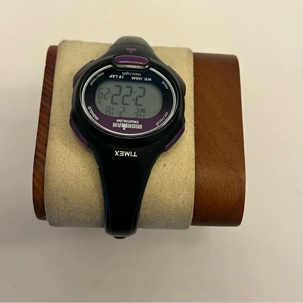 Timex Women’s Ironman Essential 10-Lap‎ Watch Black/Purple